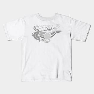 Deer in a flying gallop - timeless abstraction Kids T-Shirt